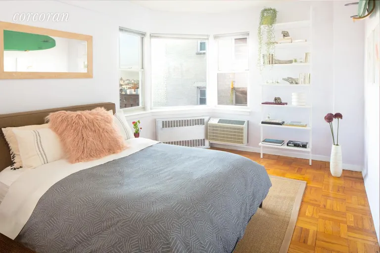 New York City Real Estate | View 34 Plaza Street East, 1102 | King Size Master Bedroom | View 8