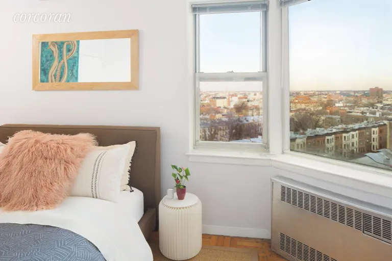 New York City Real Estate | View 34 Plaza Street East, 1102 | View from Master Bedroom | View 11