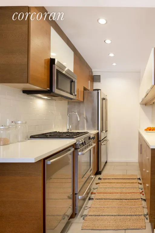 New York City Real Estate | View 34 Plaza Street East, 1102 | Modern Kitchen Appliances | View 7