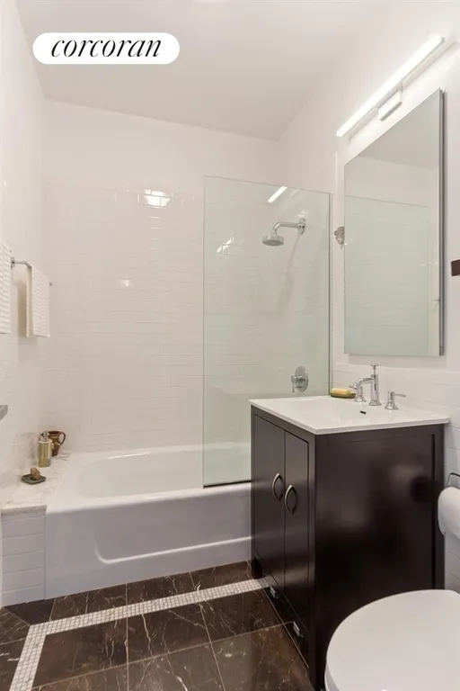 New York City Real Estate | View 96 Rockwell Place, 11C | Main Bathroom | View 7