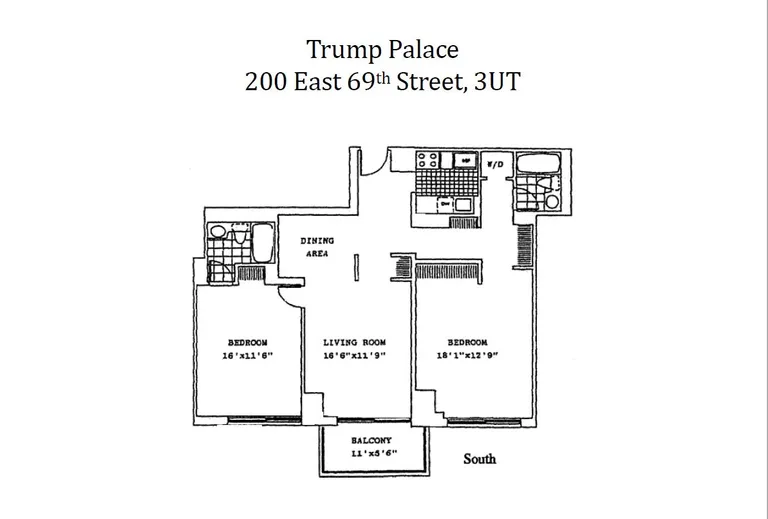 200 East 69th Street, 3UT | floorplan | View 10