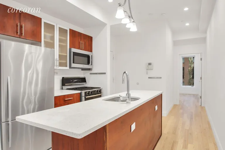 New York City Real Estate | View 353 6th Street, Parlor | Beautiful sparkling quartz countertop  | View 9