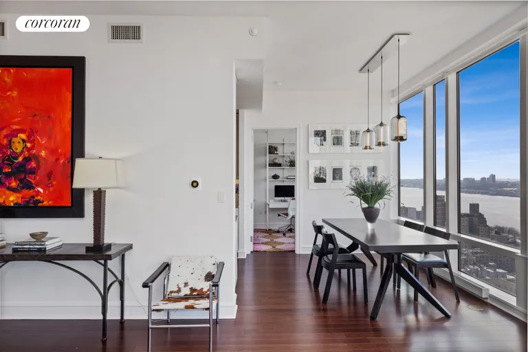 New York City Real Estate | View 245 West 99th Street, 28A | Dining and 4th bedroom  | View 6