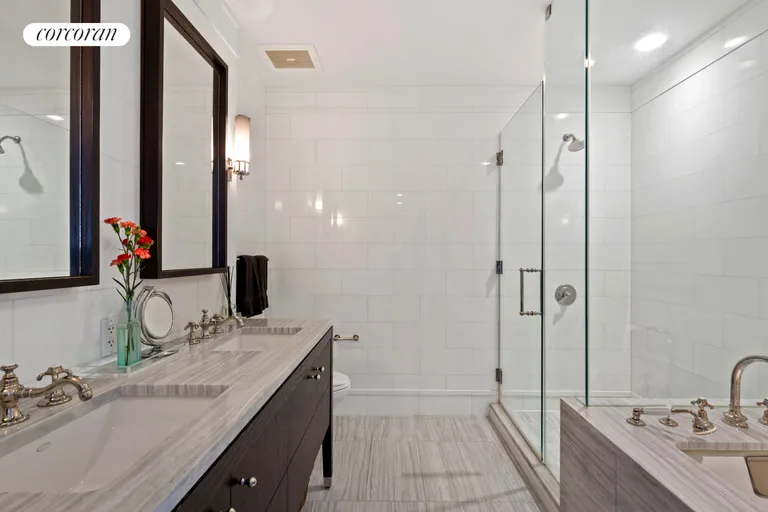 New York City Real Estate | View 245 West 99th Street, 28A | Master Bathroom | View 9