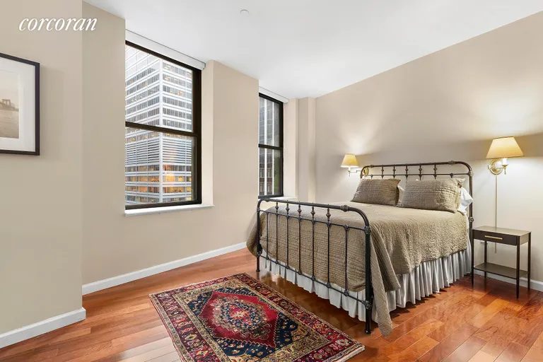 New York City Real Estate | View 1 Wall Street Court, 1105 | In-unit stacked washer/dryer | View 4
