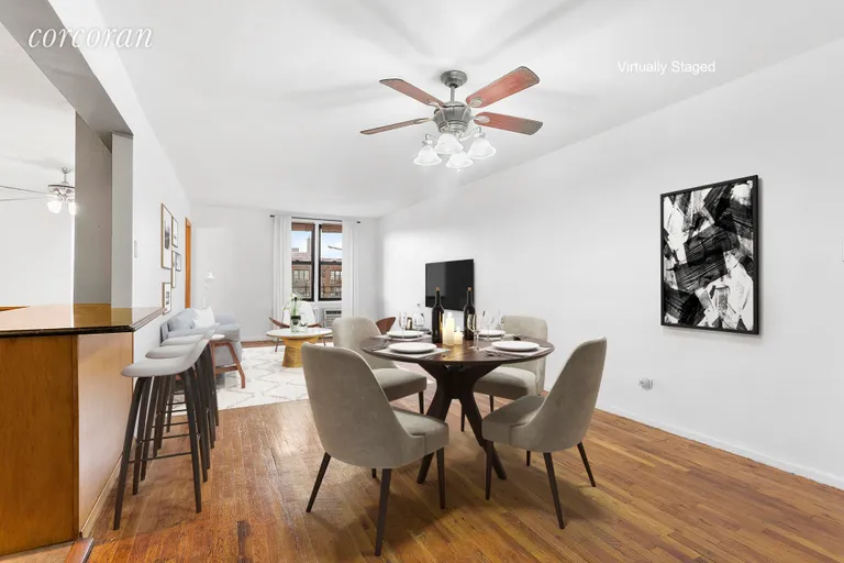 New York City Real Estate | View 599 East 7th Street, B6 | 599East7thSt6BBrooklynNY112181livingdiningfinal | View 10