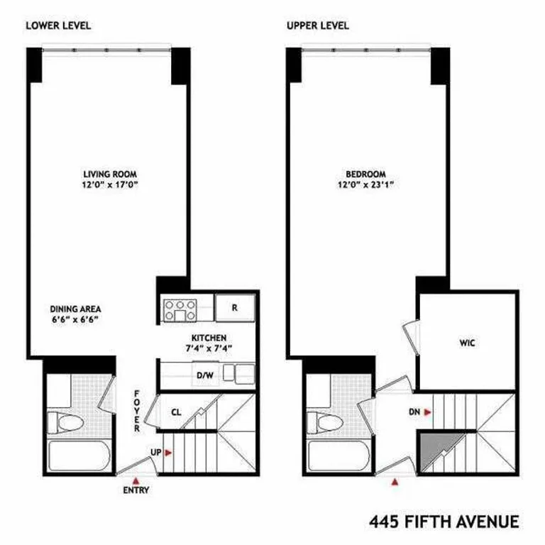 445 Fifth Avenue, 12-14B | floorplan | View 5