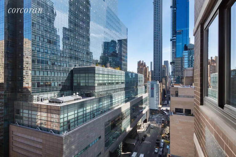 New York City Real Estate | View 347 West 57th Street, 19C | View from Balcony 6'3X10' | View 6