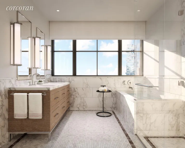 New York City Real Estate | View 25 Park Row, 25A | Bathroom | View 6