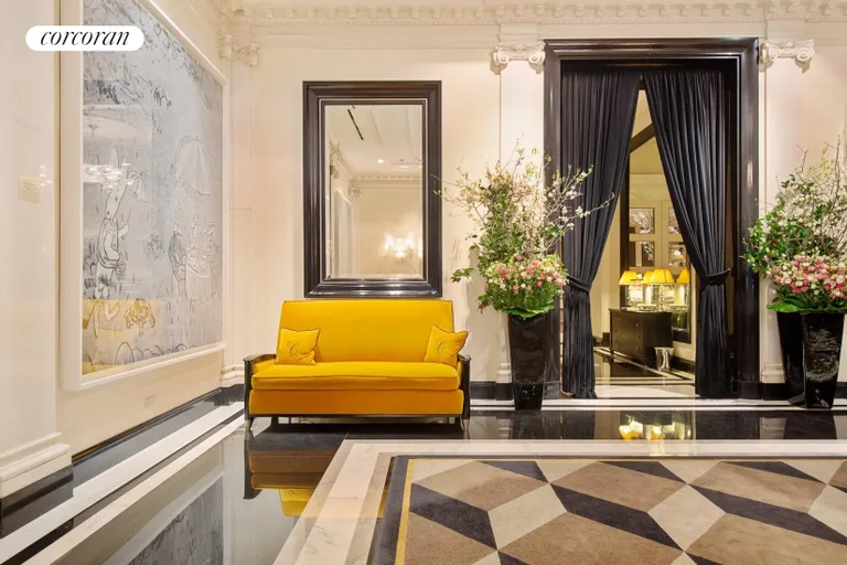 New York City Real Estate | View 35 East 76th Street, 615 | Iconic Art in lobby  | View 10