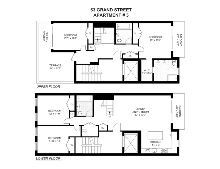 53 Grand Street, 3 | floorplan | View 7