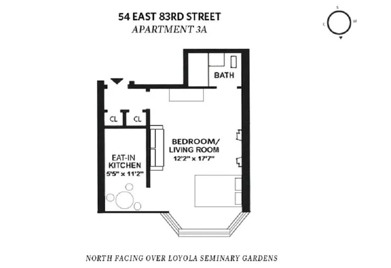 54 East 83rd Street, 3A | floorplan | View 5