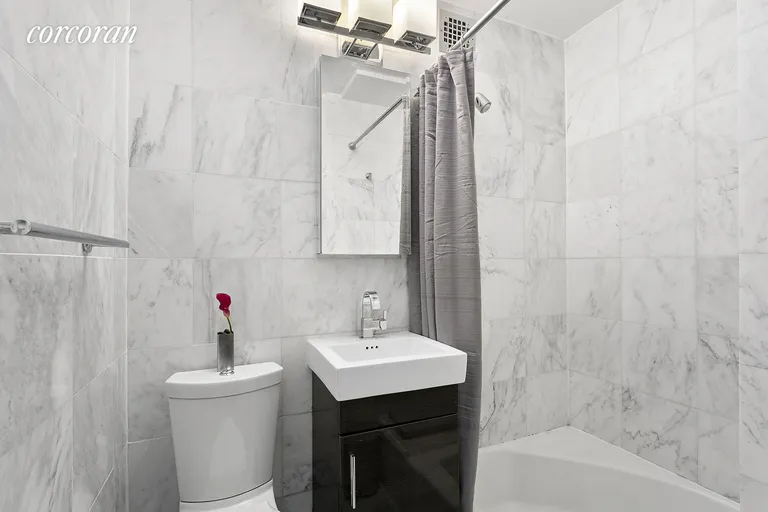 New York City Real Estate | View 67 East 11th Street, 524 | Carrara Marble Bath | View 6