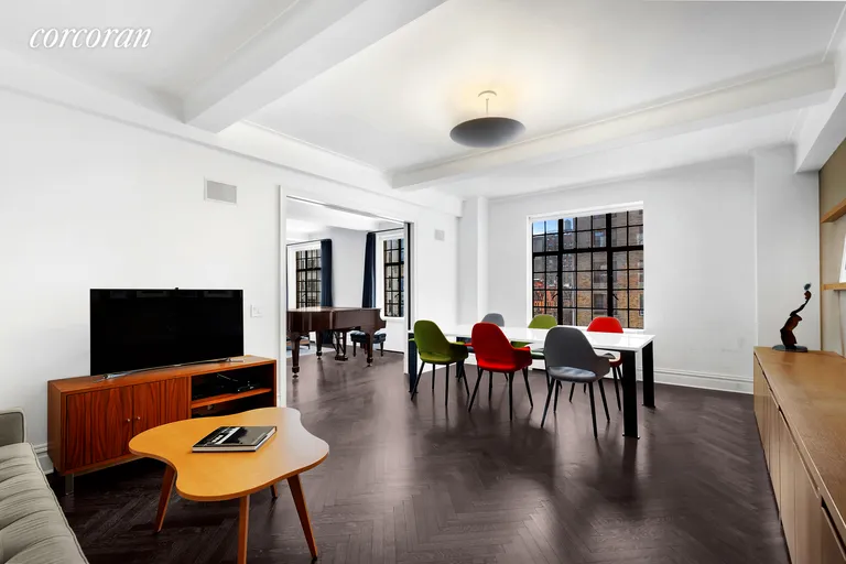 New York City Real Estate | View 580 West End Avenue, 6 | Dining Room / Media Room | View 3
