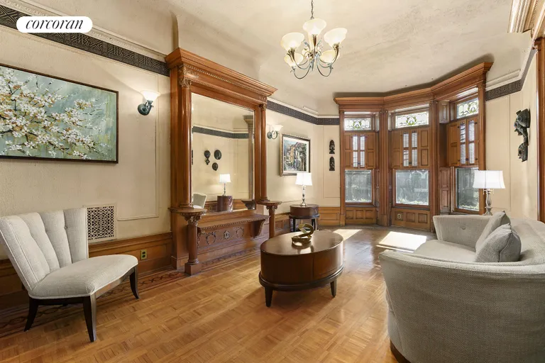 New York City Real Estate | View 91 Bainbridge Street | Owner's Triplex - Front Parlor | View 2