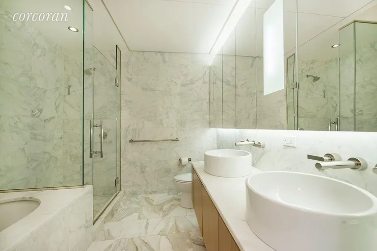 New York City Real Estate | View 18 West 48th Street, 14A | Master Bathroom | View 3