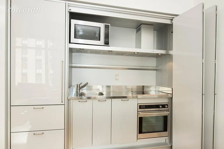 New York City Real Estate | View 18 West 48th Street, 14A | European Pullman Kitchen | View 5