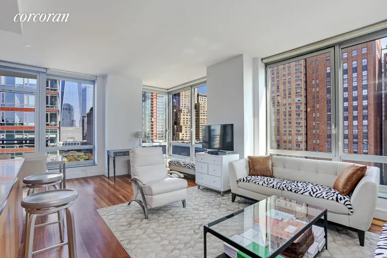 New York City Real Estate | View 30 West Street, 18B | 2 Beds, 2 Baths | View 1