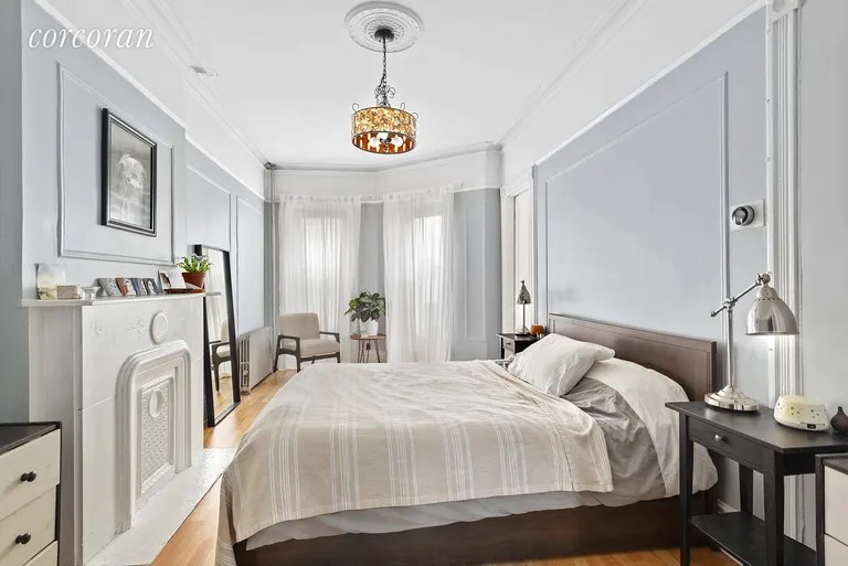 New York City Real Estate | View 192 13th Street | Large Bedroom with  decorative fireplace | View 3