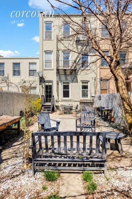 New York City Real Estate | View 192 13th Street | Deep lot with garden and mature trees | View 11