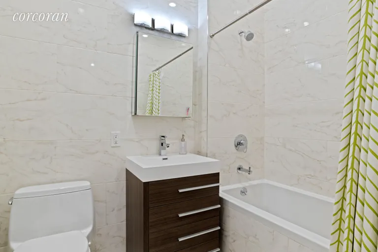 New York City Real Estate | View 379 Prospect Avenue, 3A | One of Two Full Bathrooms with Soaking Tub | View 5