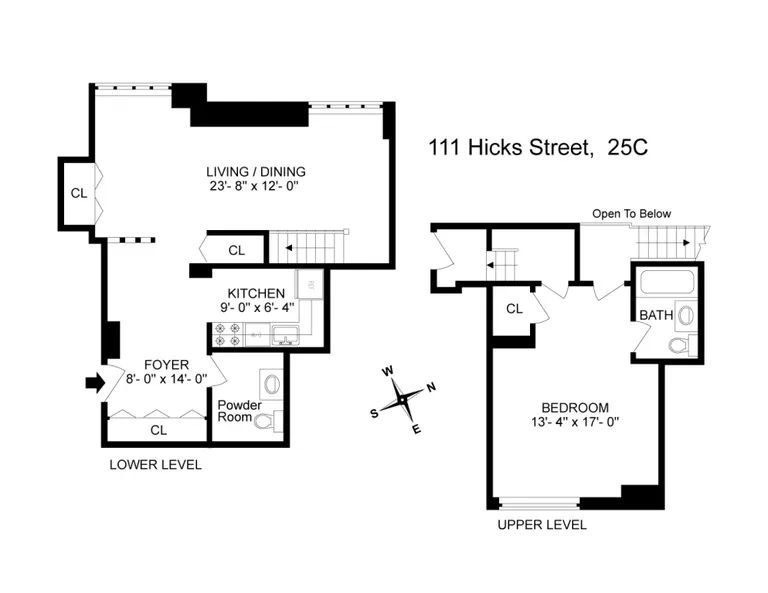111 Hicks Street, 25C | floorplan | View 17