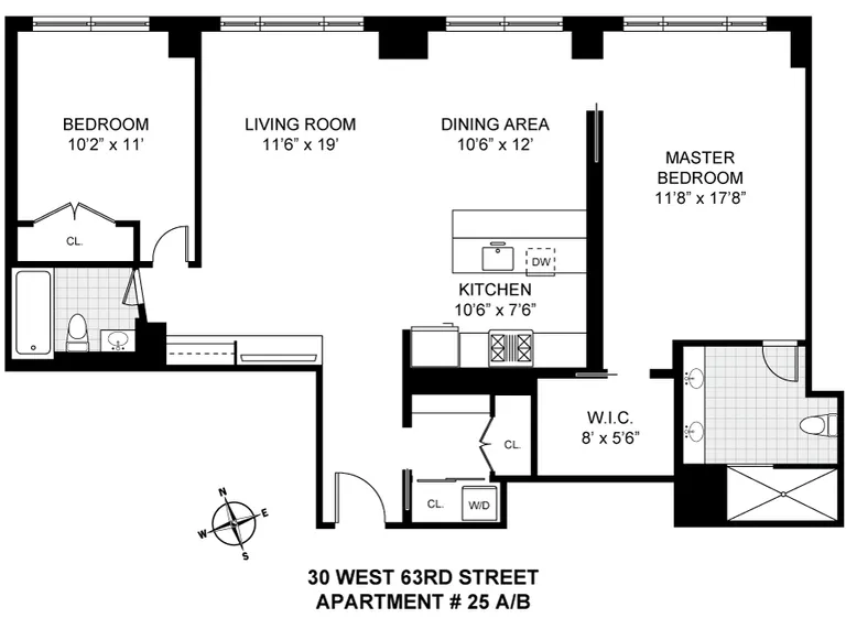 30 West 63rd Street, 25AB | floorplan | View 11