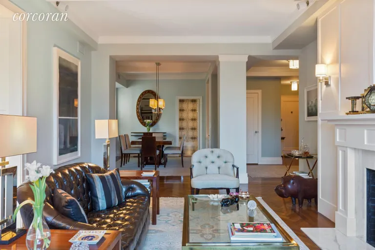 New York City Real Estate | View 1140 Fifth Avenue, 7B | Living Room / Dining Room | View 5