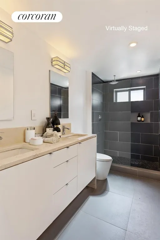 New York City Real Estate | View 234 Baltic Street | Duplex Master Bathroom with double vanity | View 7