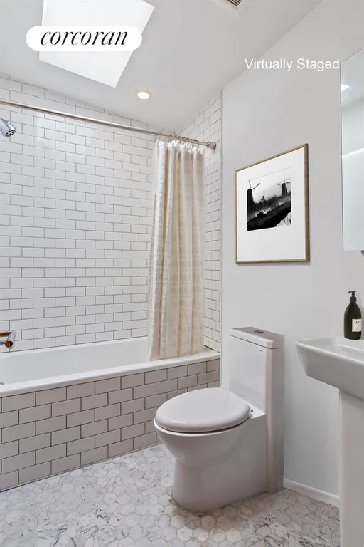 New York City Real Estate | View 234 Baltic Street | Apartment #3 Full bathroom with skylight | View 17