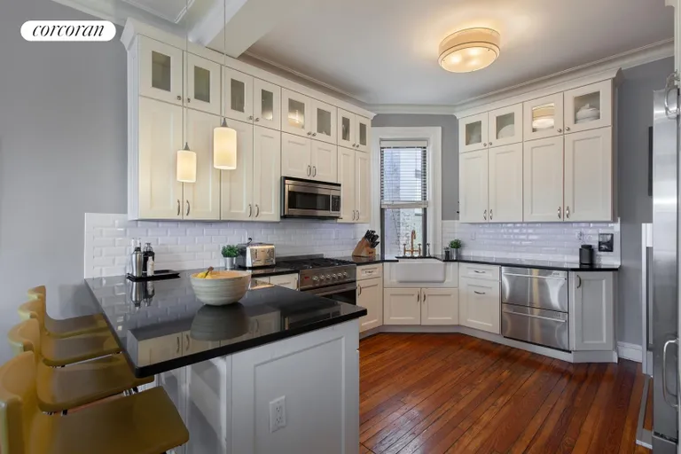 New York City Real Estate | View 164 Prospect Park West, 4L | Large, open, windowed kitchen | View 3