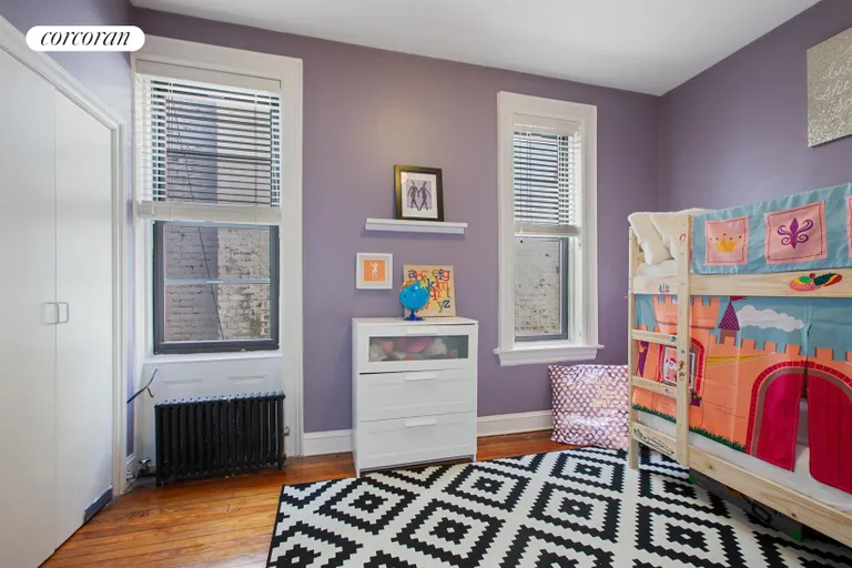 New York City Real Estate | View 164 Prospect Park West, 4L | Spacious middle bedroom has 2 windows + closet | View 5