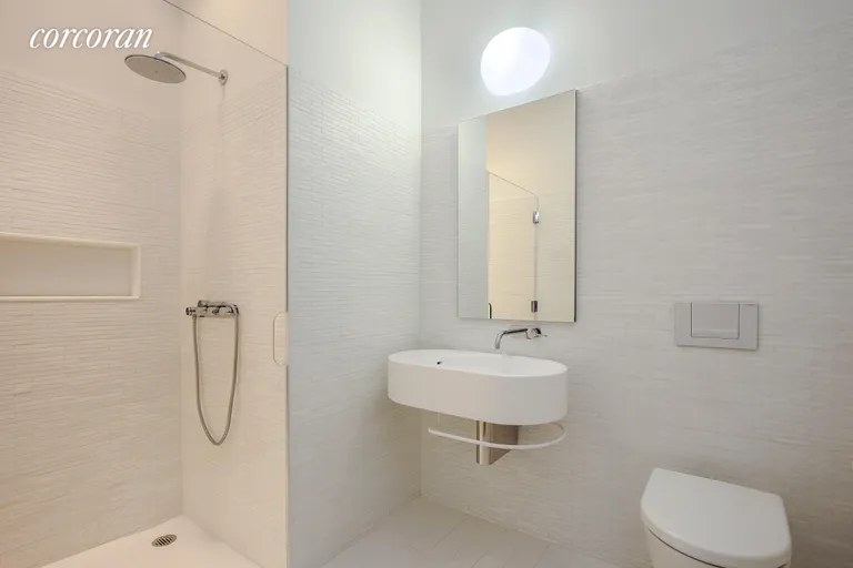 New York City Real Estate | View 56 Leonard Street, 34AEAST | Renovated Bath with Shower | View 7
