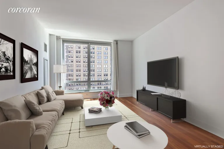New York City Real Estate | View 30 West Street, 12D | Living Room | View 10