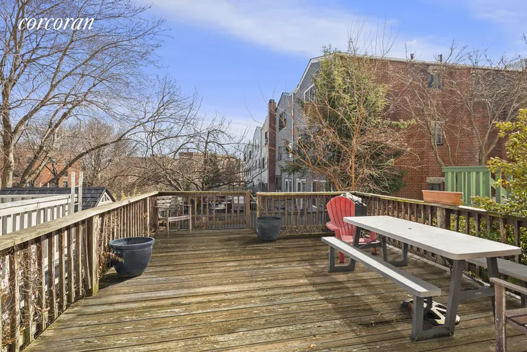 New York City Real Estate | View 1687 11th Avenue, 1 | Sunny deck with a backyard | View 4