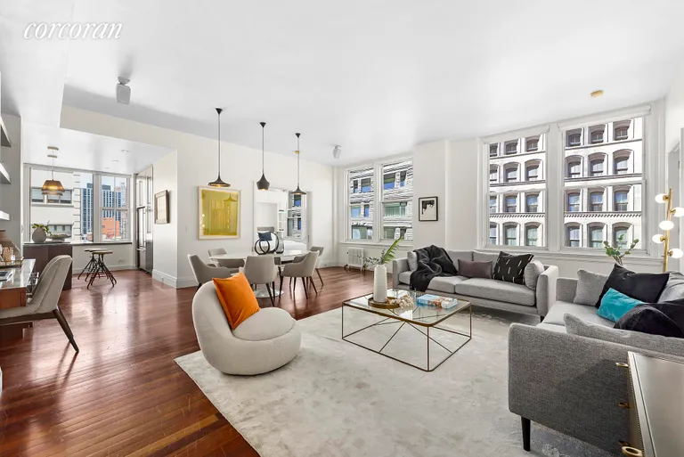 New York City Real Estate | View 258 Broadway, 7E | 3 Beds, 2 Baths | View 1