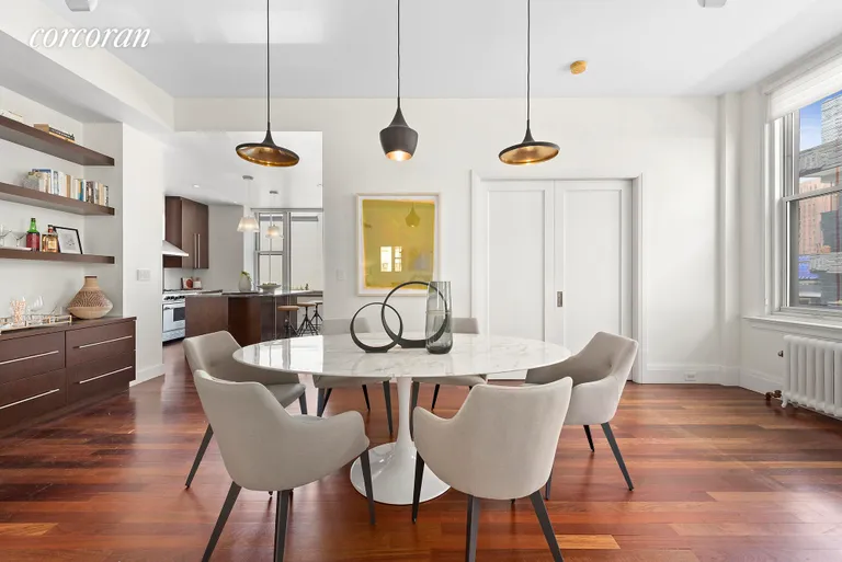 New York City Real Estate | View 258 Broadway, 7E | Dining Room | View 4