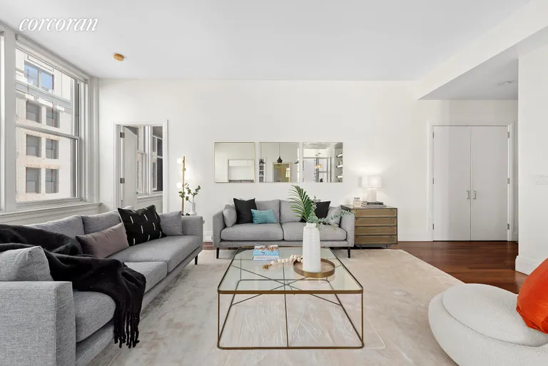 New York City Real Estate | View 258 Broadway, 7E | Living Room | View 2