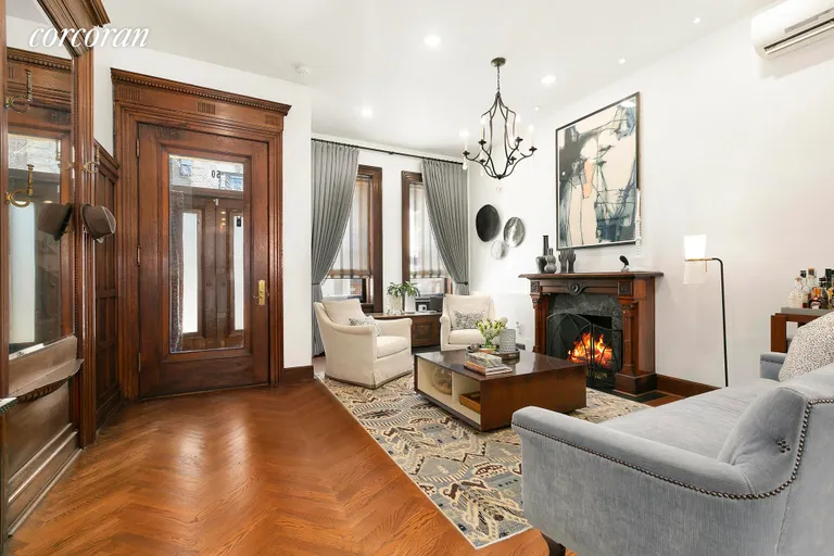 New York City Real Estate | View 50 Hamilton Terrace | Restored Woodwork and Original Details  | View 3
