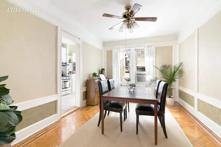 New York City Real Estate | View 156 73rd Street | GRACIOUS SOUTH-FACING FORMAL DINING ROOM | View 3