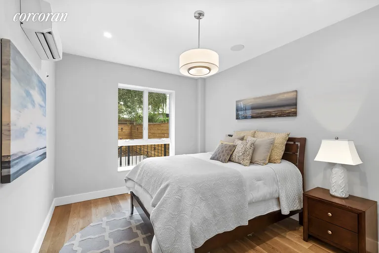New York City Real Estate | View 139 Grove Street, 1B | King size master bedroom! | View 4