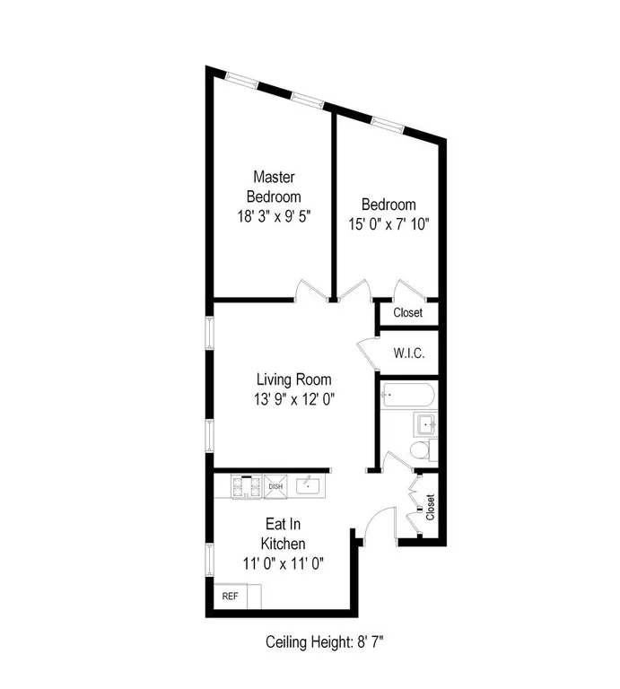 132 Prospect Place, 3R | floorplan | View 7