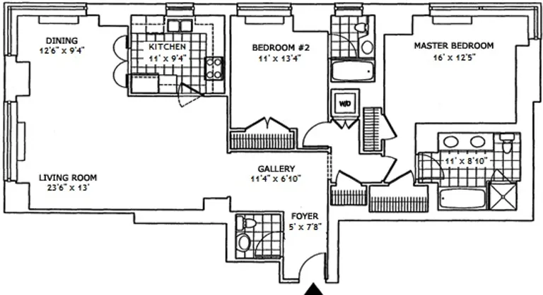 2 Columbus Avenue, 24c | floorplan | View 4