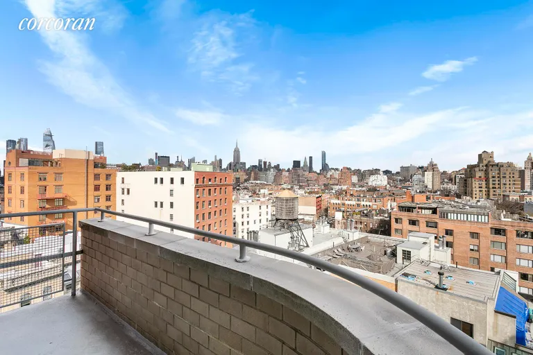 New York City Real Estate | View 140 Charles Street, 14D | Private Balcony | View 6