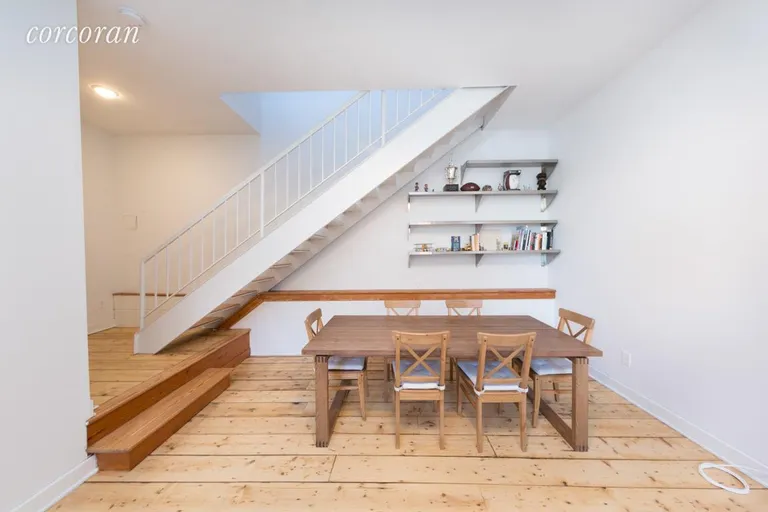 New York City Real Estate | View 37 South 3rd Street, DUPLEX | Dining Area in Living Room | View 5