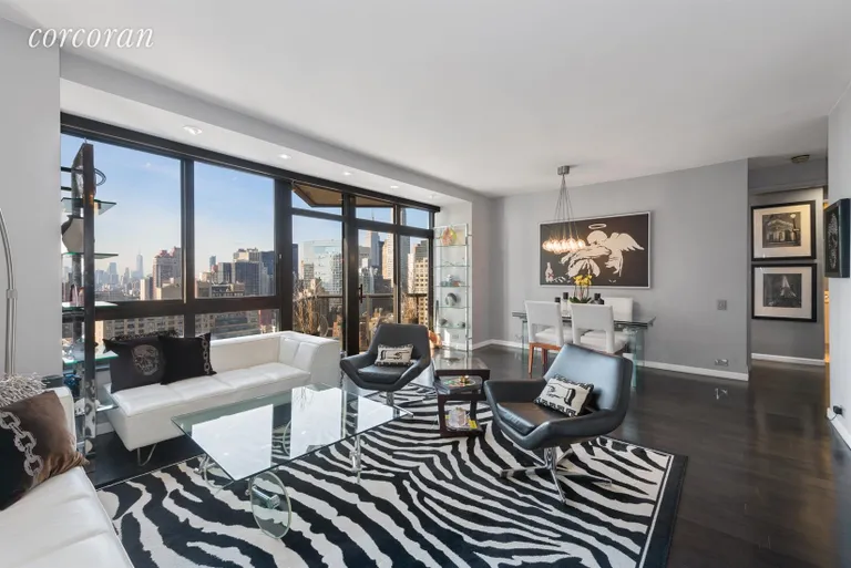 New York City Real Estate | View 100 United Nations Plaza, 40C | Spectacular South facing Skyline views & Balcony | View 2