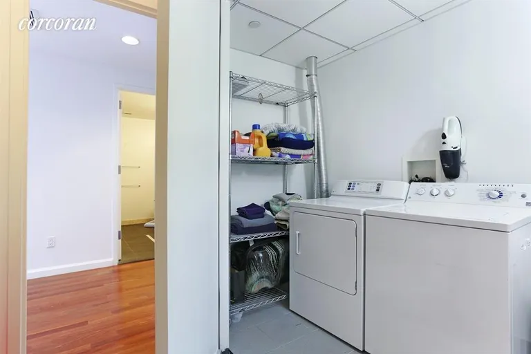 New York City Real Estate | View 255 Hudson Street, 4B | Large Laundry room with additional storage | View 9