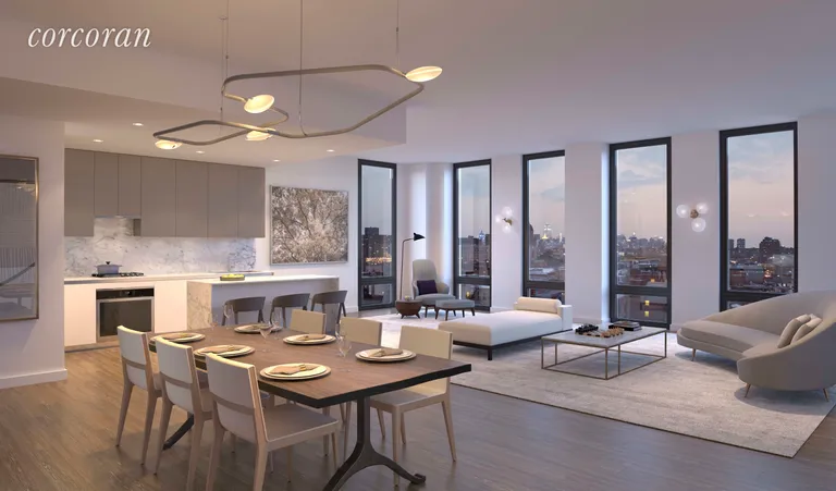New York City Real Estate | View 287 East Houston Street, 7A | 2 Beds, 2 Baths | View 1