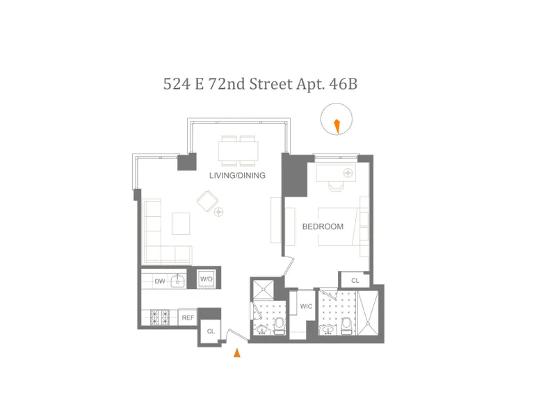 524 East 72Nd Street, 46B | floorplan | View 7