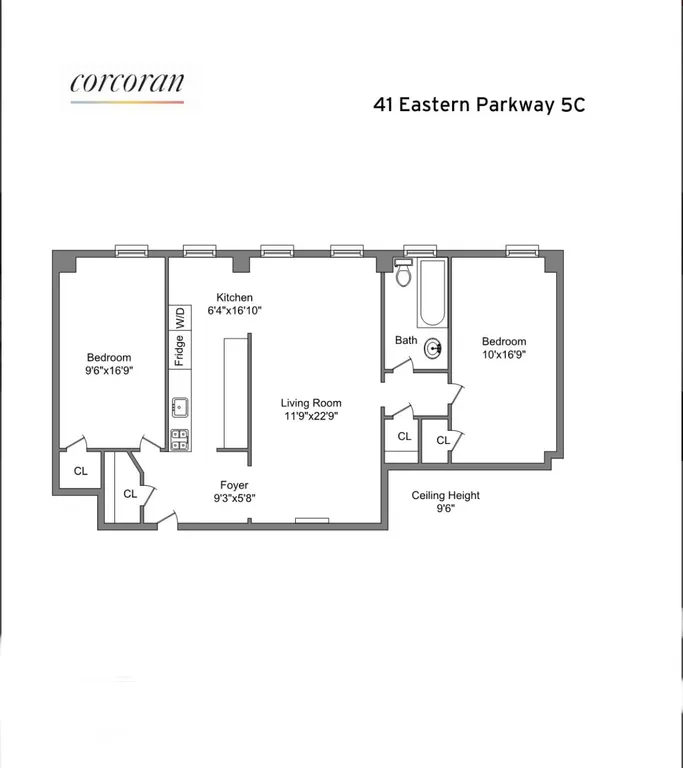 41 Eastern Parkway, 5C | floorplan | View 19